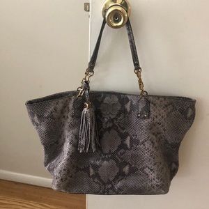 Tory Burch Snakeskin Thea Bag
